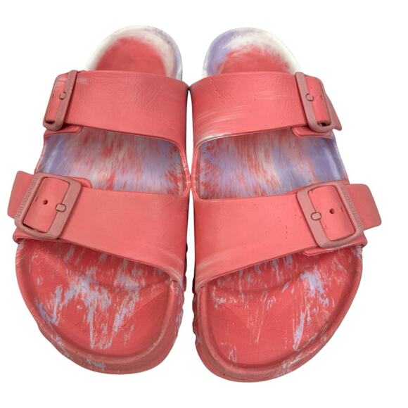 BIRKENSTOCK Women's Arizona Multiwatermelon Split Hex Eva Sandals Size 39 - Picture 4 of 13